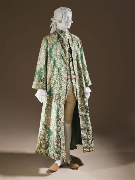 Mans At Home Robe Banyan And Waistcoat France Circa 1720 18th
