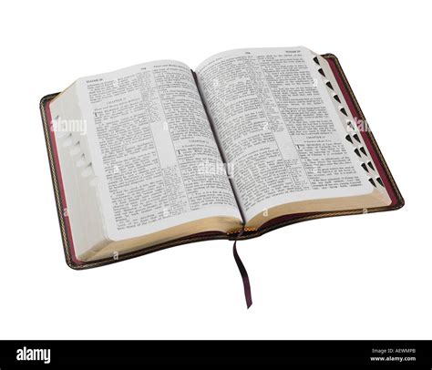 An Open Holy Bible Stock Photo Alamy