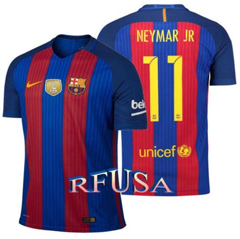 Nike Neymar Jr Fc Barcelona Authentic Vapor Match Home Jersey 201617