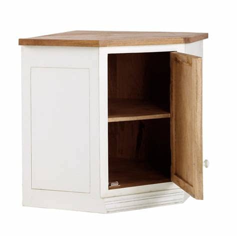 ► módulo de cocina altura 600 ►estructura interior del mueble de cocina pequeño. Mueble alto de cocina esquinero de madera de mango color ...