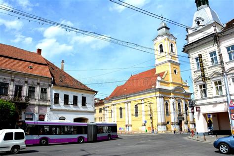 Old Buildings In Cluj Napoca Transylvania Editorial Photography