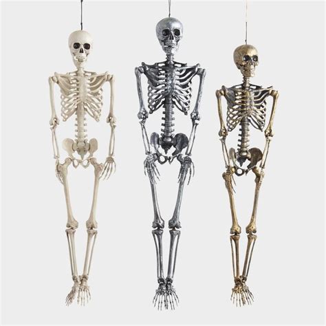 Antiqued Hanging Skeletons Set Of 3 By World Market Chic Halloween