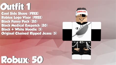 Roblox Outfits Under 50 Robux Youtube