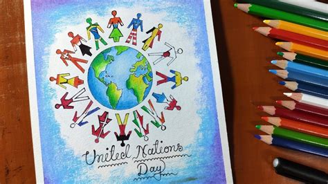 United Nations Day 2021 How To Draw United Nations Day United Nations