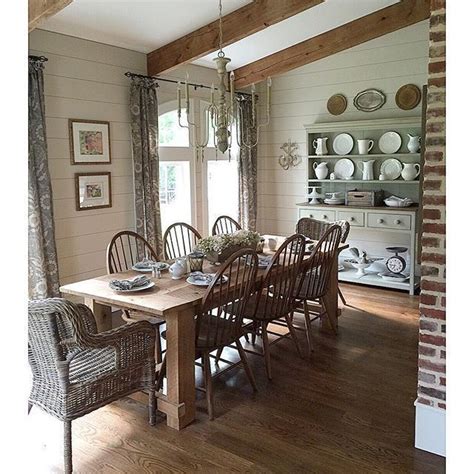 Eclectic Home Tour Tennessee Farmhouse Tour Farmhouse Dining Rooms