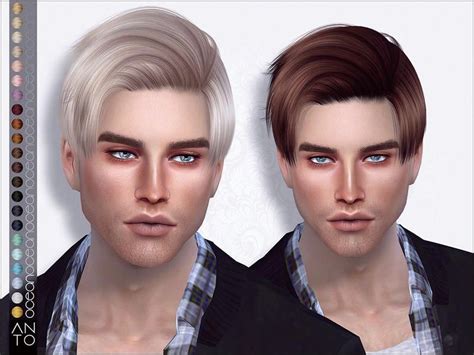 Menshair Sims 4 Hair Male Sims Hair Sims 4