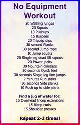 Workout Routine Without Equipment Pictures
