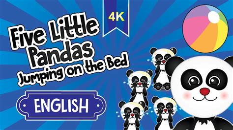 Five Little Pandas Jumping On The Bed Learn Subtraction 3 12