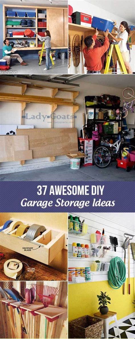 37 Awesome Diy Garage Storage Ideas For A Well Organized Garage Diy Garage Storage Garage
