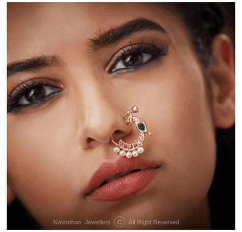 Gold And Diamond Jewellery Store In Bangalore Bridal Jewellery Indian Royals Nose Rings