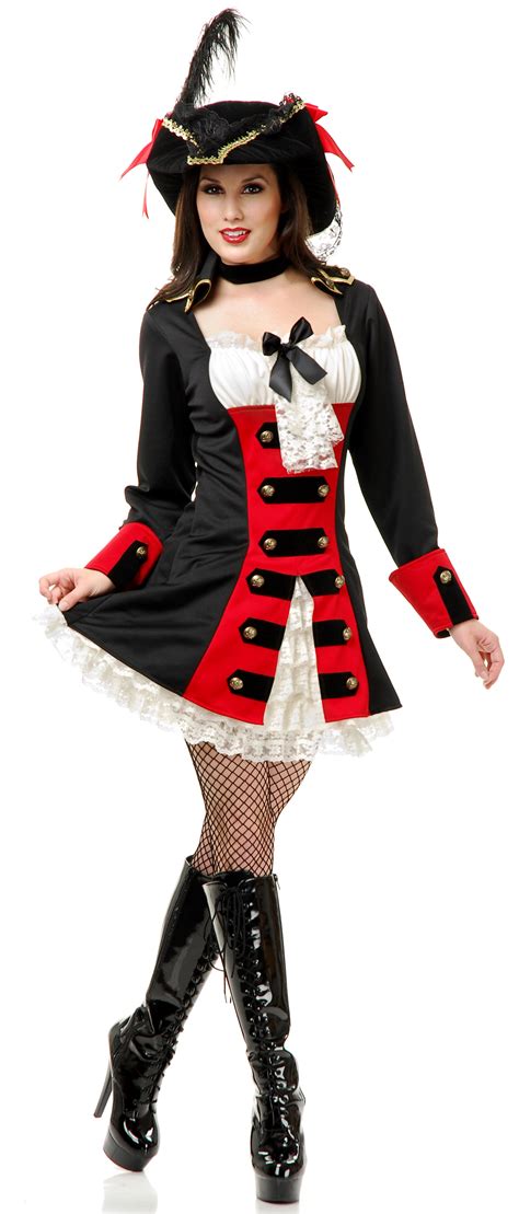 Sexy British Pirate Lady Costume Mr Costumes