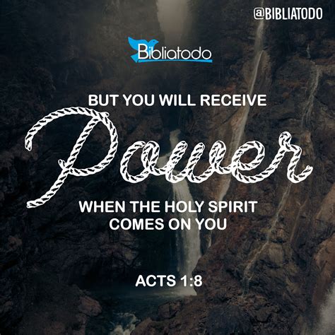 But You Will Receive Power When The Holy Spirit Comes On You
