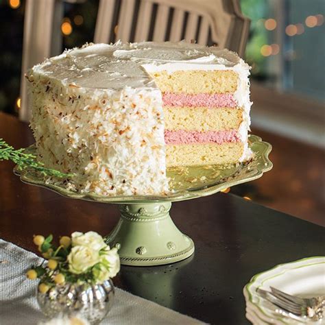 It is the best pound cake you will ever check out what i found on the paula deen network! Coconut Cake with Cranberry Mousse Filling | Recipe ...