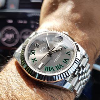 Rolex datejust 41 wimbledon stahl / gold oyster perpetual. Rolex Datejust 41 Wimbledon on wrist | Rolex, Rolex ...