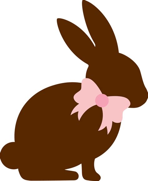 Chocolate Bunny SVG Cut File - Snap Click Supply Co.