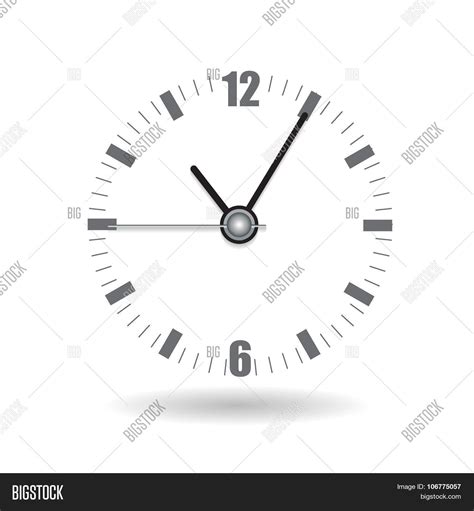 Realistic Clock Alarm Vector And Photo Free Trial Bigstock