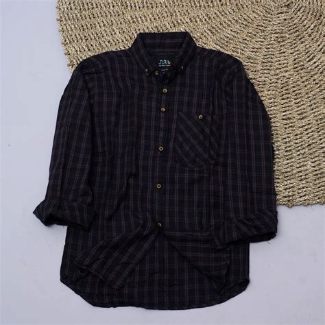 Baju Kemeja Flanel Pria Lengan Panjangflanel Pria Premium Shopee