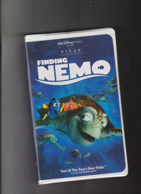 Walt Disney Finding Nemo Vhs Tape Original Package Pre View