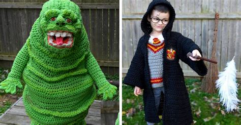 Mom Crochets Ridiculously Cool Halloween Costumes For Her