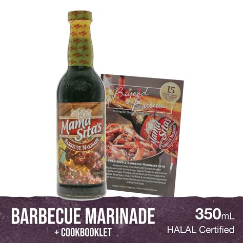 Mama Sitas Barbecue Marinade 350ml With Beyond Barbecue Cookbooklet