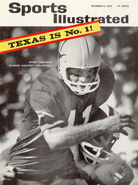Iconic Texas Longhorn Si Covers Duke Carlisle 1963