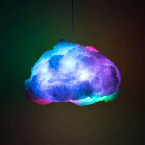 Interactive Cloud Lamp Leds Cool Lamps Uncommongoods