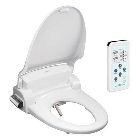 Smartbidet Electric Bidet Seat For Round Toilets In White Sb 1000wr