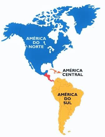 Geografia Regionaliza O Do Continente Americano Conex O Escola Sme