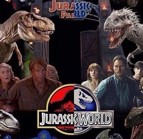 Jurassic Park Vs Jurassic World Jurassic Park Movie Jurassic World