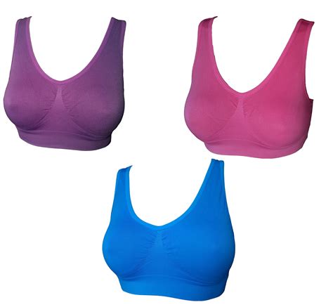 Buy Utopyauk Pack Comfort Bra Women Girls Crop Top Seamless Bra Yoga Bralette Stretch Bras