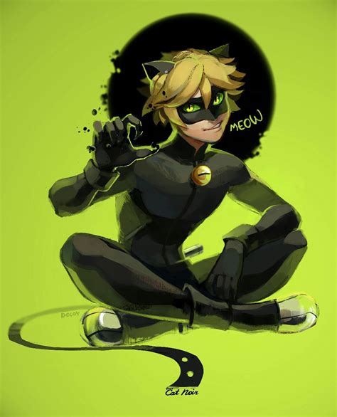 Marinette and adrien, two normal teens, transform into superheroes ladybug and cat noir when an evil threatens their city. Cat Noir (44 Wallpapers) - Adorable Wallpapers