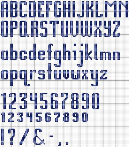 Alphabet 12 Cross Stitch Design And Chart