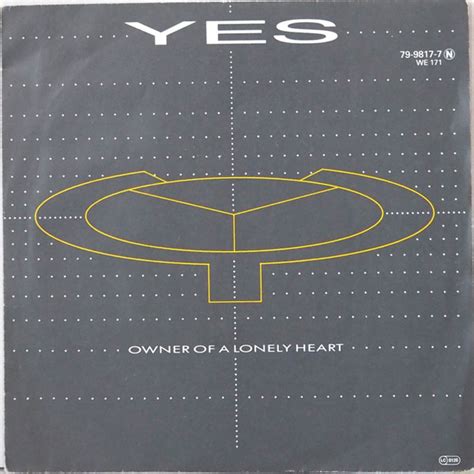 Yes Owner Of A Lonely Heart 1983 Vinyl Discogs