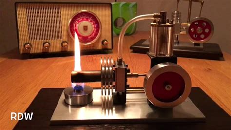 Stirling Engine With Visible Piston Youtube