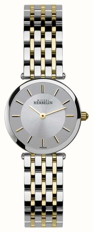 michel herbelin womens epsilon two tone watch 1045 bt12 first class watches™