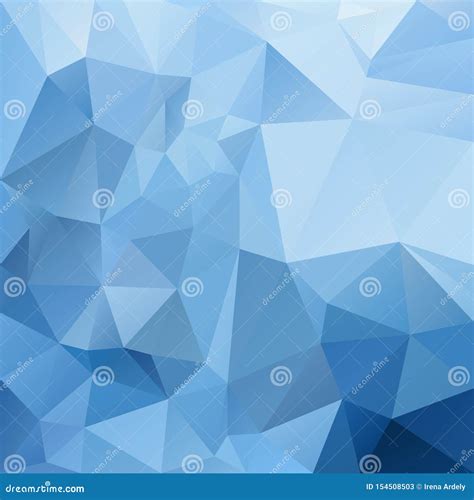 Vector Irregular Polygon Square Background Triangle Low Poly Pattern
