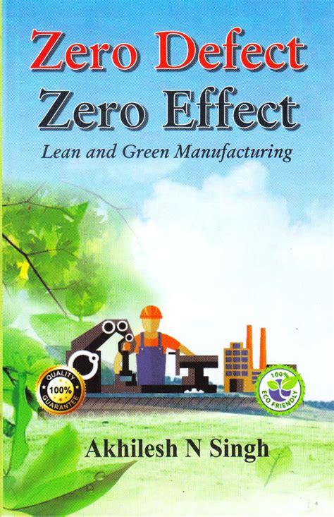 Zero Defect Zero Effect Lean And Green Manufacturing Akhilesh N