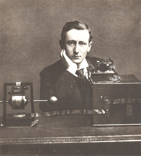 Portrait Of Guglielmo Marconi 1874 1937 Engineer And Physicist