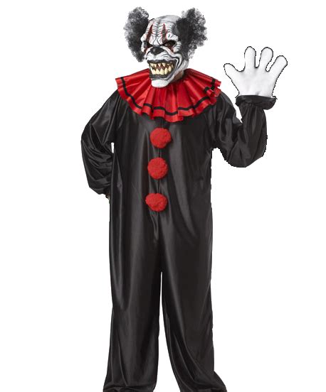 Démon Costume De Clown Et Le Masque La Bouche En Mouvement