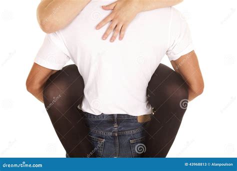 Man Holding Woman Legs Around Waist Body Close Stock Image Image Of Couple Girlfriend