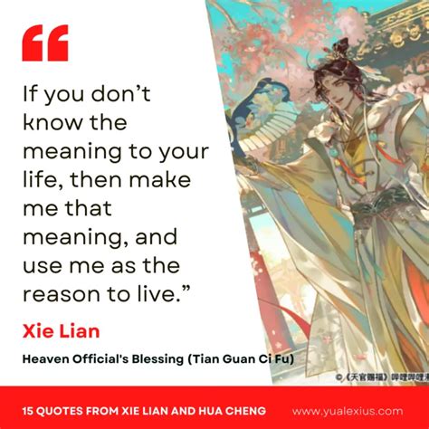 15 Heaven Officials Blessing Quotes From Hua Cheng And Xie Lian To
