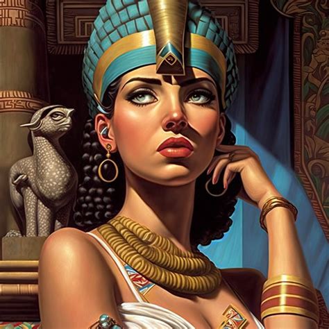 Cleopatra In Ancient Egyptian Women Egypt Concept Art Ancient Egyptian Gods