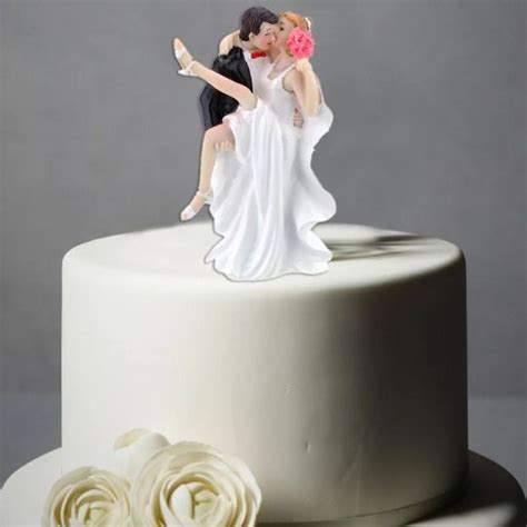 Personalized Wedding Cake Topper Figurine Bride Groom Decorations