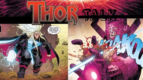 Cosmic King Thor Vs Galactus Youtube