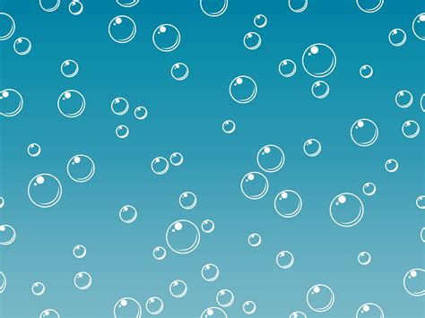 Seamless Pattern Of Bubbles In Water On Blue Background 539898 Vector