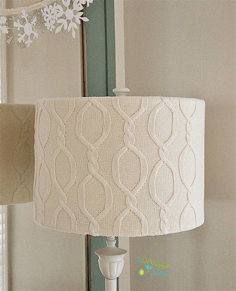 Diy Sweater Covered Lampshade Cover Lampshade Home Diy Diy Home