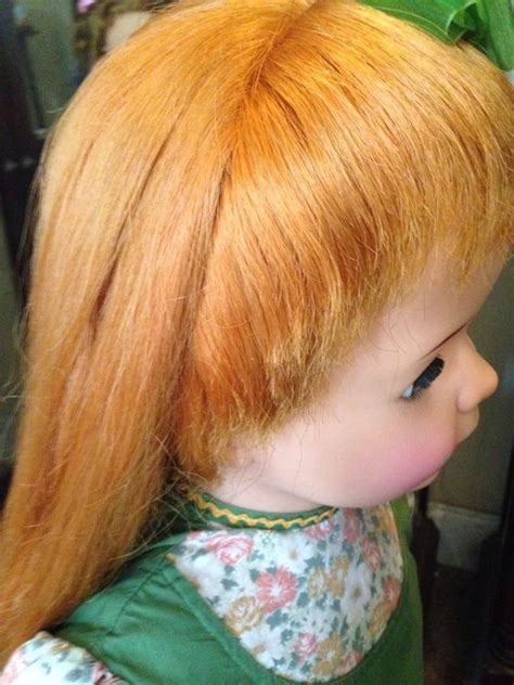 1959 ideal patti playpal carrot top doll original dress and shoes long hair styles carrot top