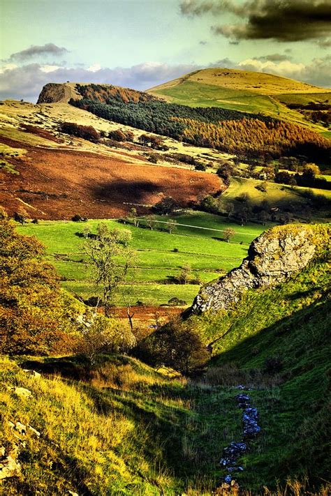 The Hope Valley Derbyshire In The Peak District National Park England