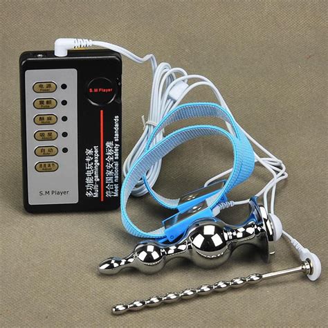 Electro Kit Stainless Steel Penis Urethral Sounding Plug Electric Shock