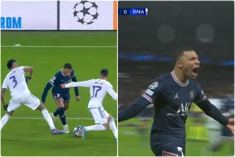 video kylian mbappe ends real madrid audition with stunning last gasp winner for psg